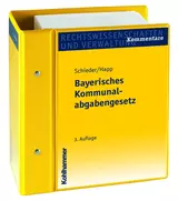 Bayerisches Kommunalabgabengesetz - mit Fortsetzungsbezug