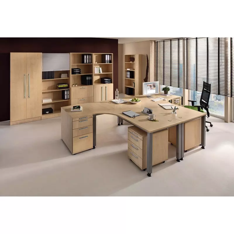 SoldanOffice Cockpittisch SONO, B x H x T: 2.000 x 680 – 760 x 800 / 800 mm