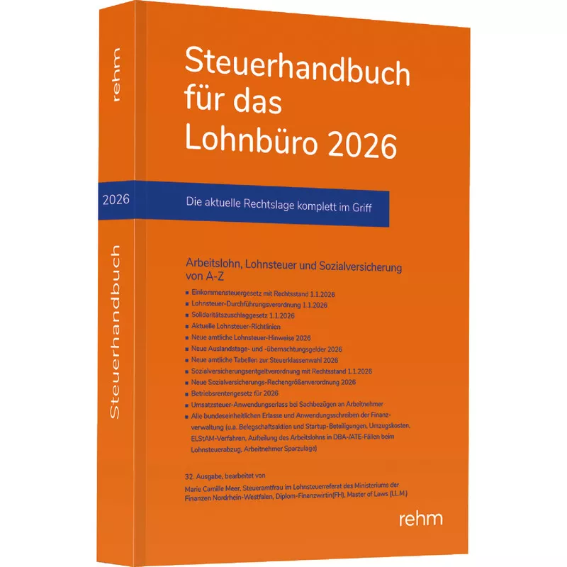 Steuerhandbuch für das Lohnbüro 2026