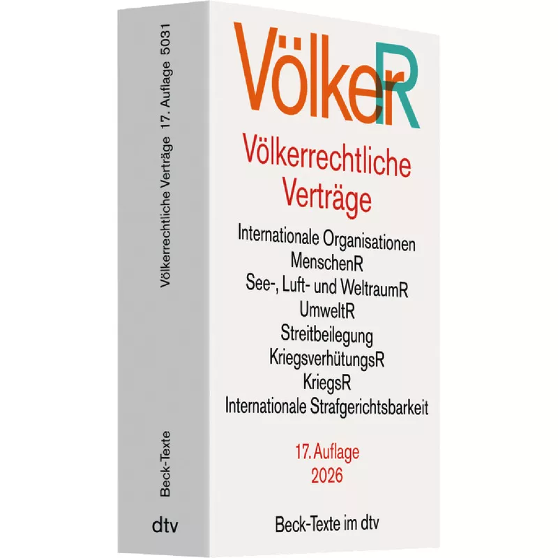 VölkerR - Völkerrechtliche Verträge (dtv 53337)