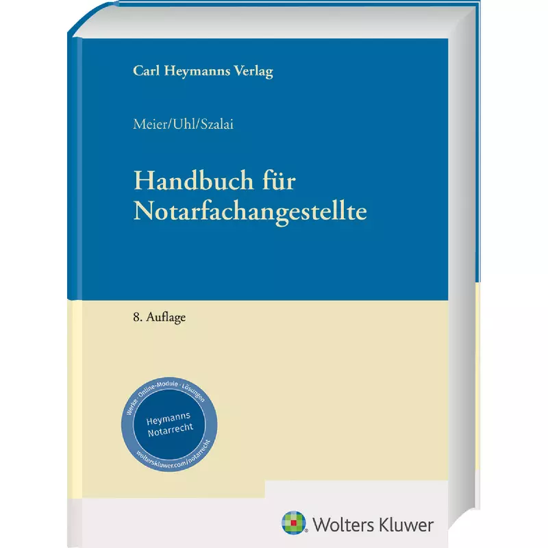 Handbuch für Notarfachangestellte