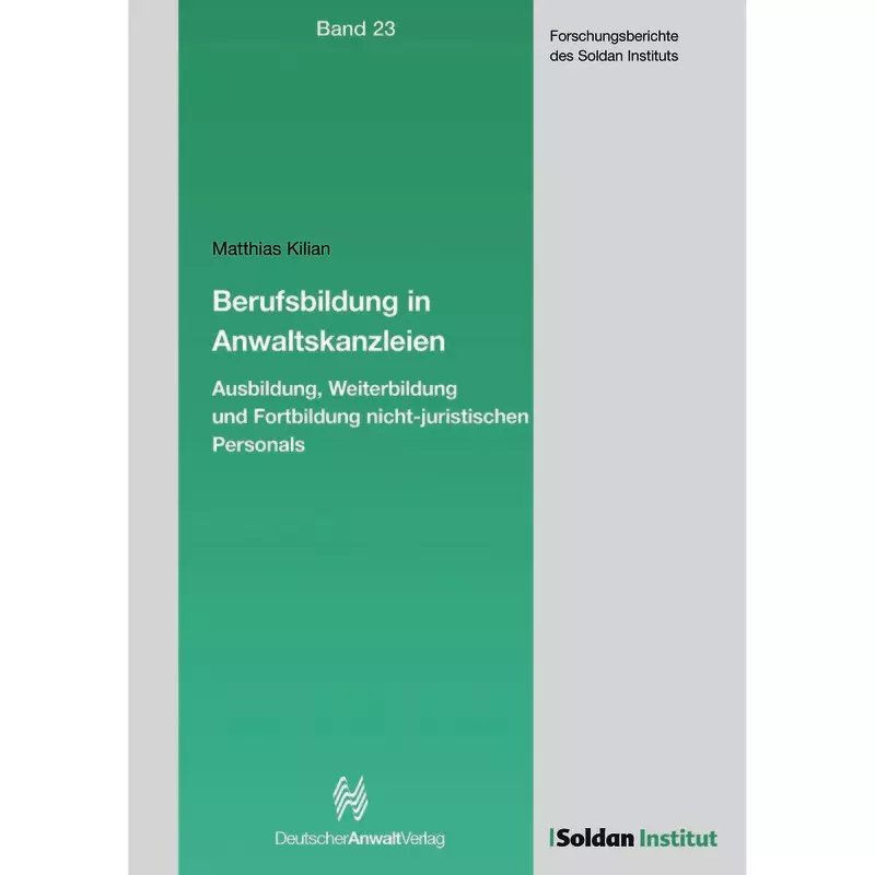 Berufsbildung in Anwaltskanzleien