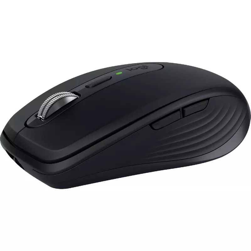Logitech Maus MX Anywhere 3S Wireless Mouse, 6 Tasten, 8000 dpi, kabellos, grafit