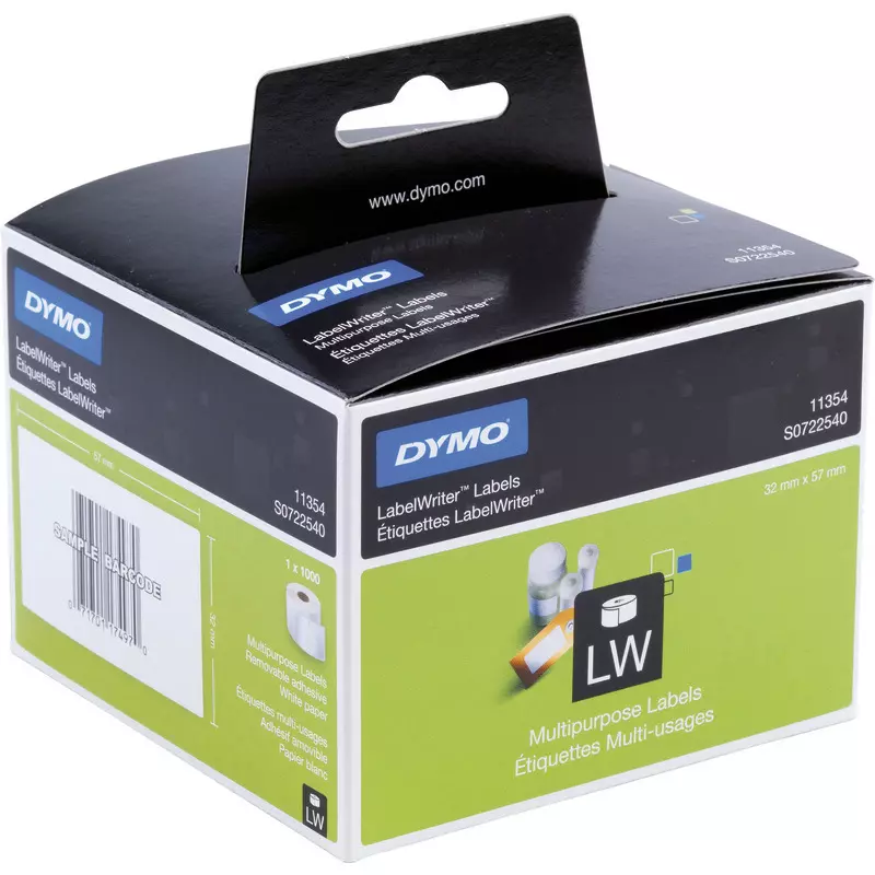 DYMO Labelwriter Vielzwecketiketten S0722540, 32 x 57 mm