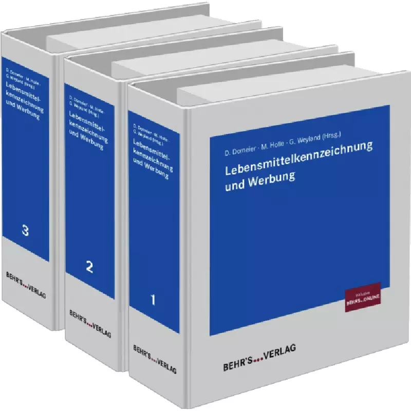 Lebensmittelkennzeichnung und Werbung - mit Fortsetzungbezug
